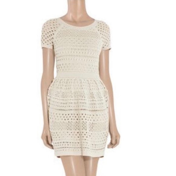 TIBI Crochet Cream Dress - Picture 3 of 7